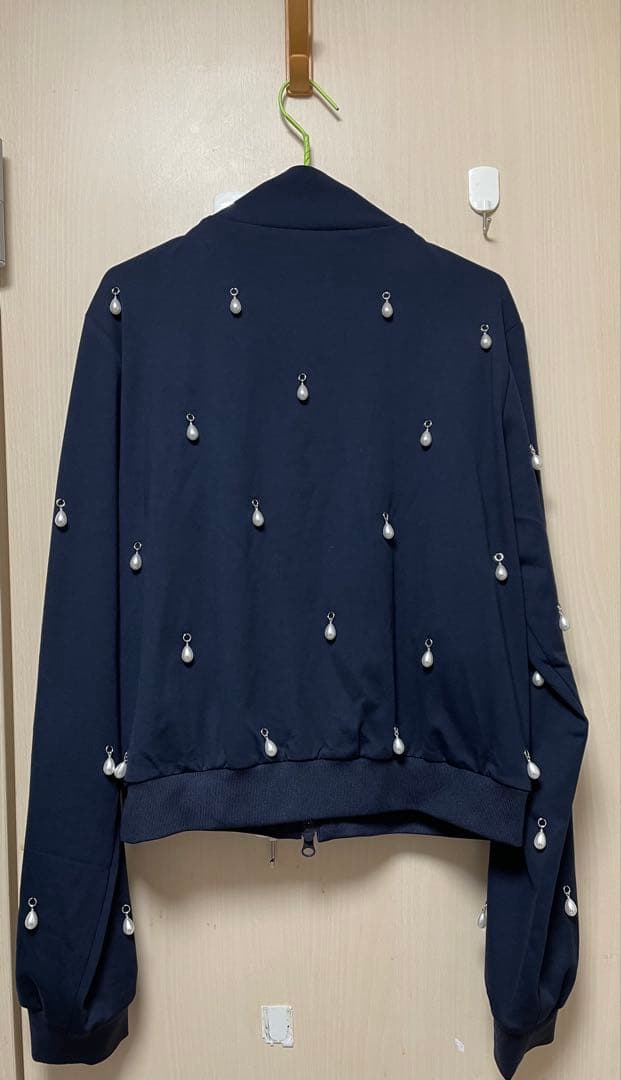 【大値下げ】JOSEMOON JERSEY パールジャージ 38サイズ ネイビー