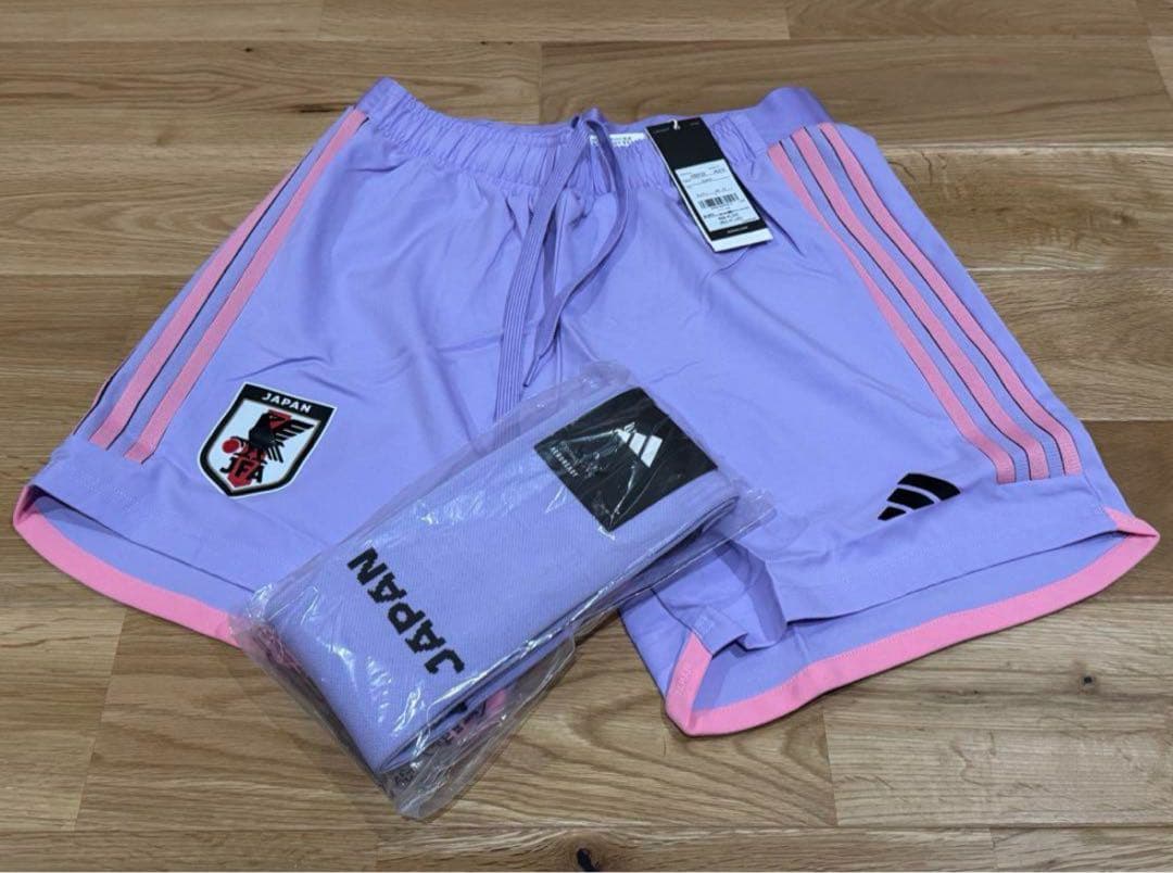 22/24なでしこジャパンアウェイショーツLサイズ ソックス25-27×2