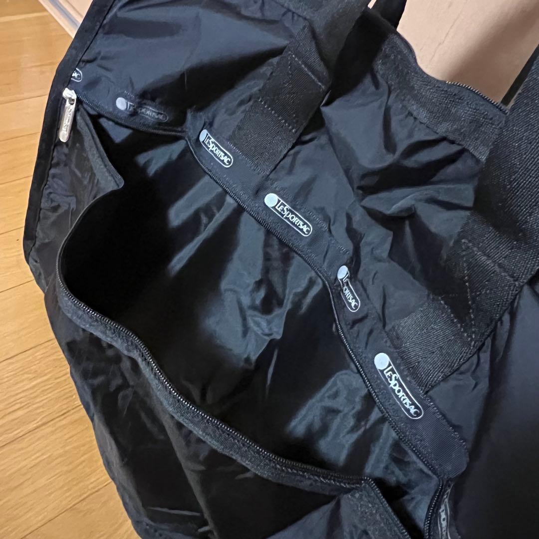 eikoji　レスポートサック　ボストンバッグ　2way 黒　ポーチ付き