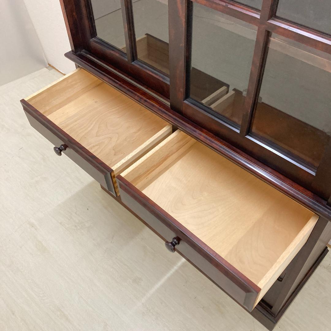 和光　北海道　家具　食器棚　カップボード　キャビネット　書棚　民芸　古民家