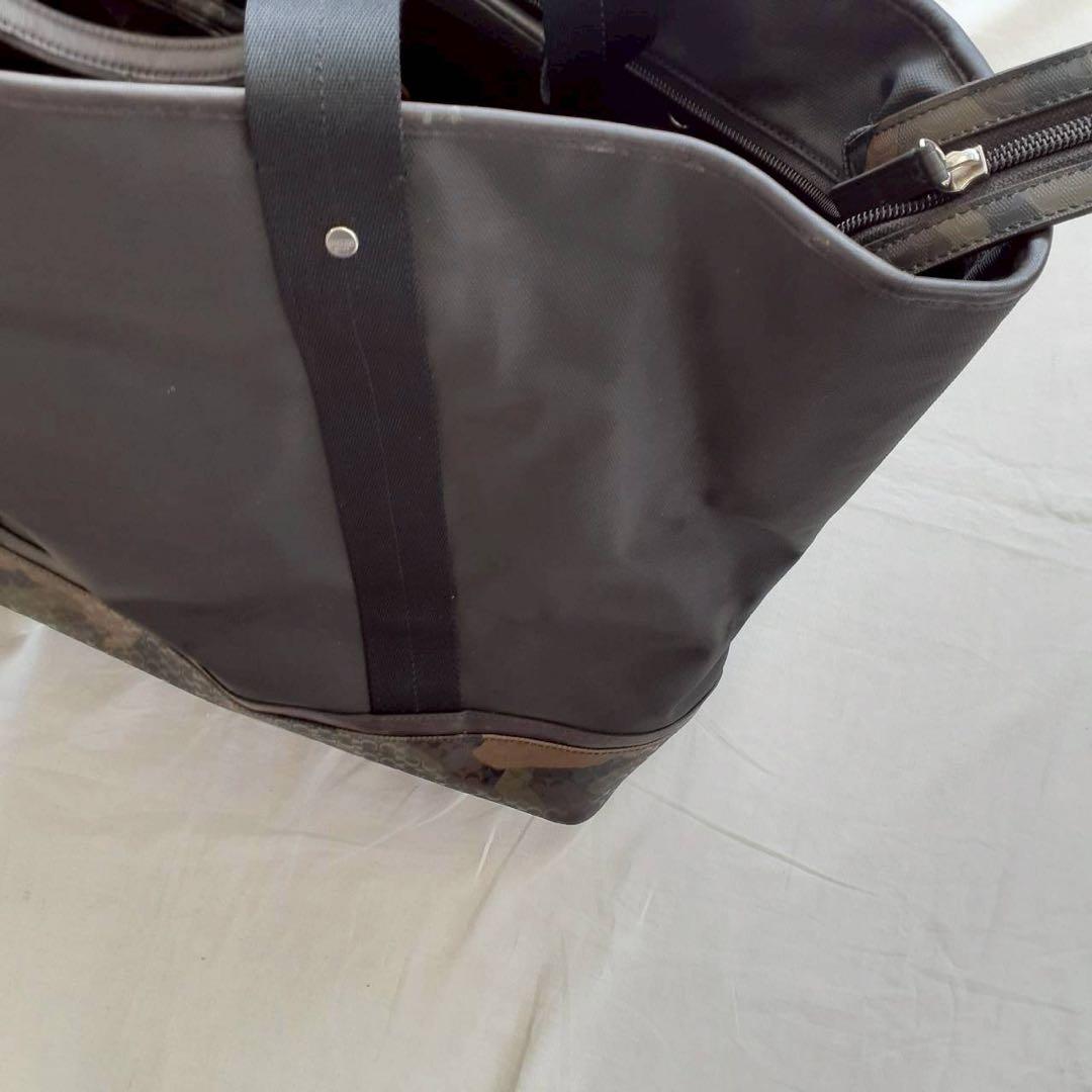 【良品】COACH コーチ 迷彩トートバッグ ポーチ付き 大容量