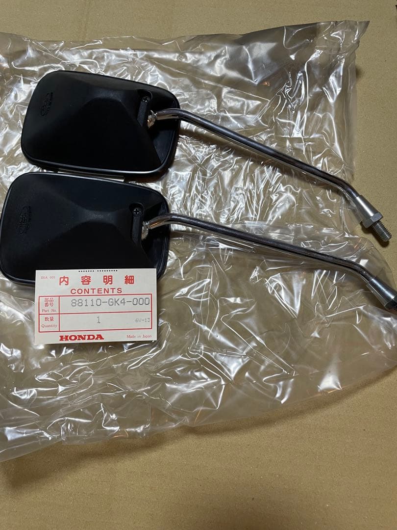 レア品！スーパーカブ新品ミラー 83110-GK4-000 2個セット