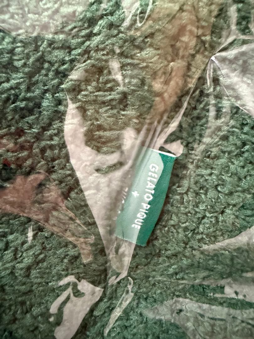 gelatopique カーディガン グリーン パウダースタージャガード