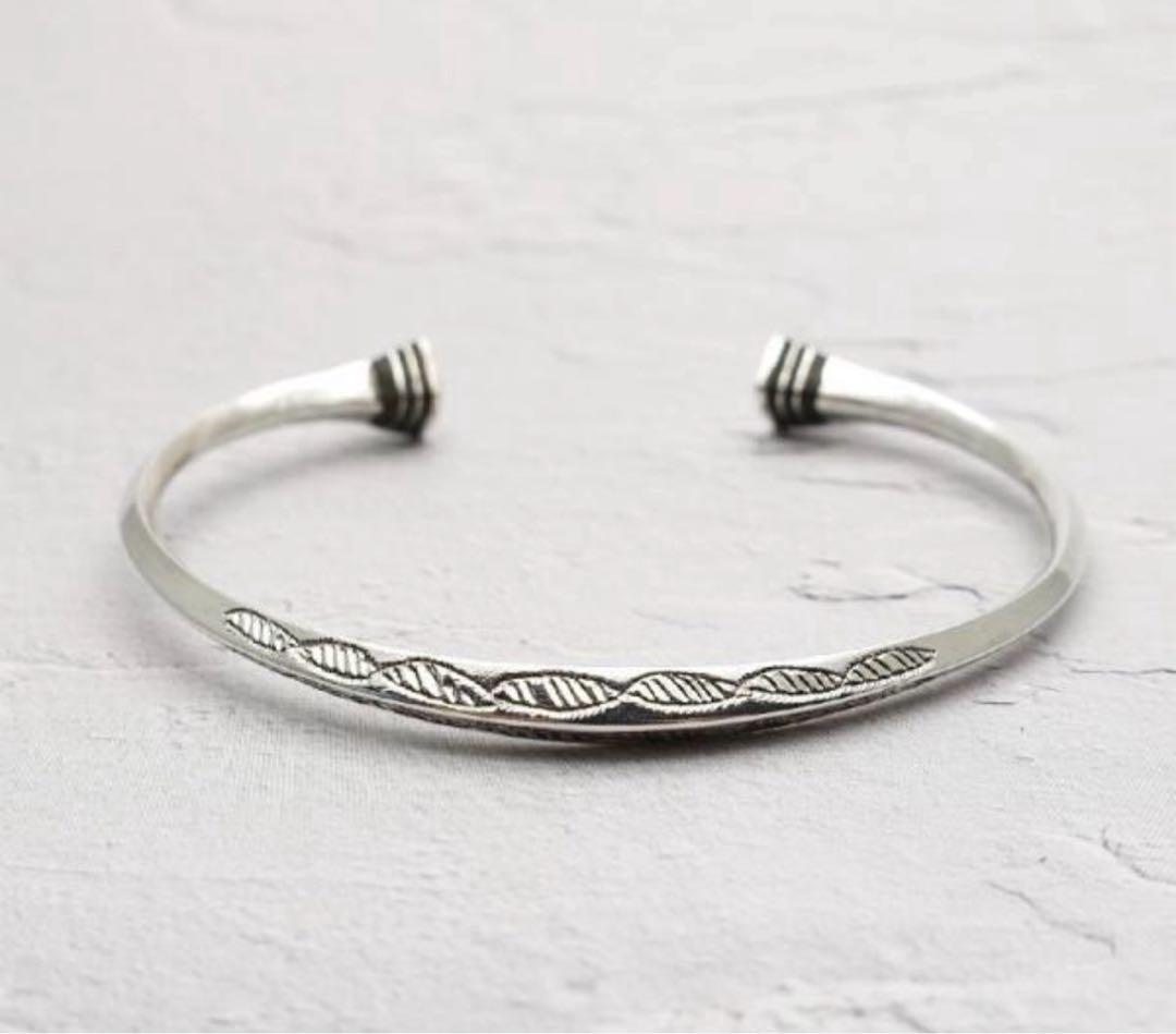 トゥアレグ バングル シルバー エボニー 黒檀 シルバー950