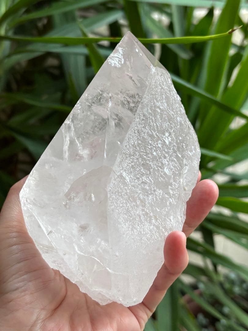 インド　マニハール水晶ポイント　1492g ヒマラヤ水晶　美しい　天然石