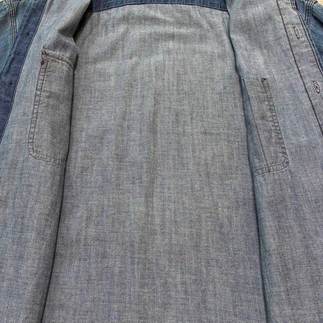 【レア】【美品】Polo Ralph Lauren インディゴデニムワークシャツ