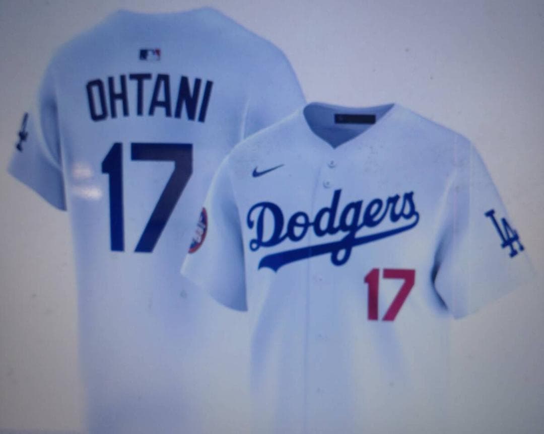NIKE ドジャース 大谷翔平 ユニフォーム 東京シリーズ 袖パッチ付