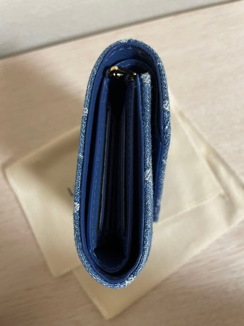 ルイヴィトン ポルトフォイユ ヴィクトリーヌ M13212 デニム 財布