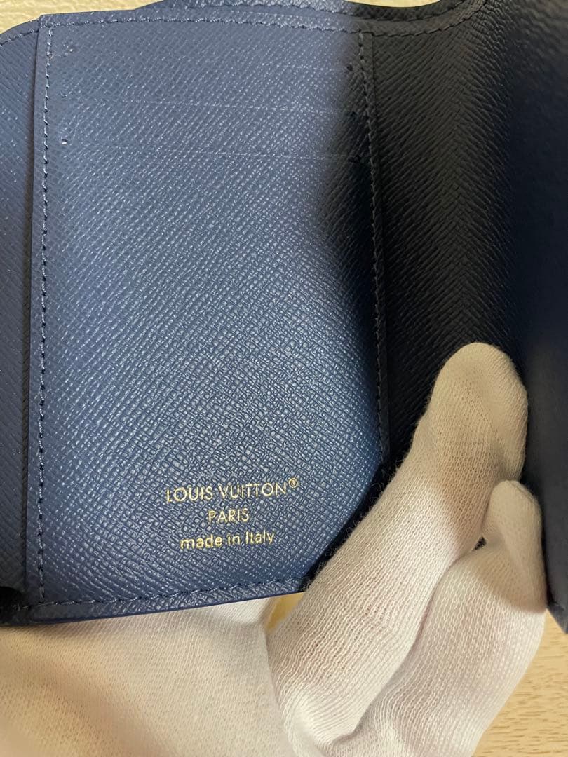 ルイヴィトン ポルトフォイユ ヴィクトリーヌ M13212 デニム 財布