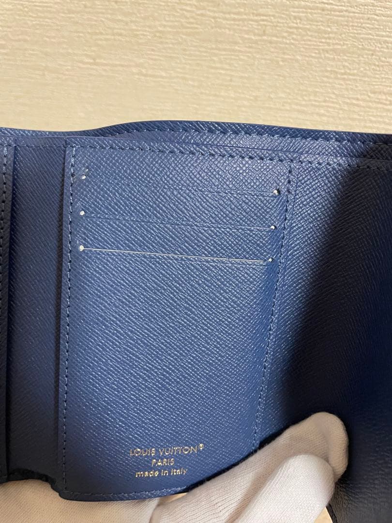 ルイヴィトン ポルトフォイユ ヴィクトリーヌ M13212 デニム 財布
