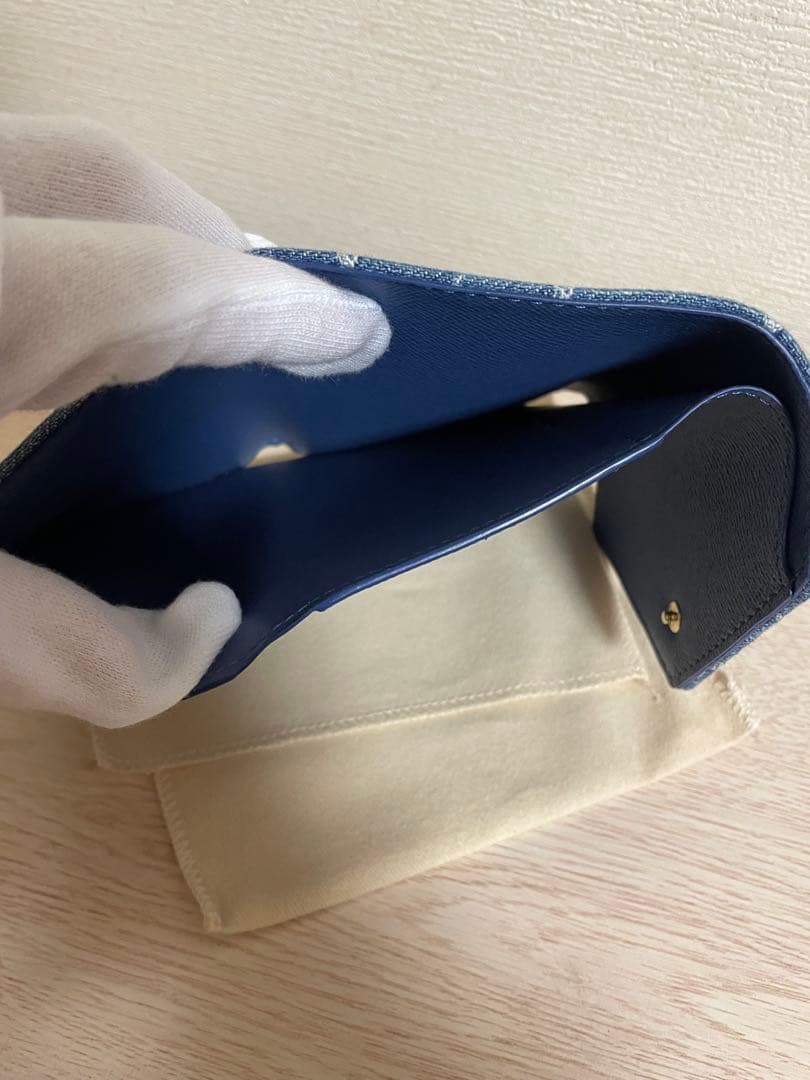 ルイヴィトン ポルトフォイユ ヴィクトリーヌ M13212 デニム 財布