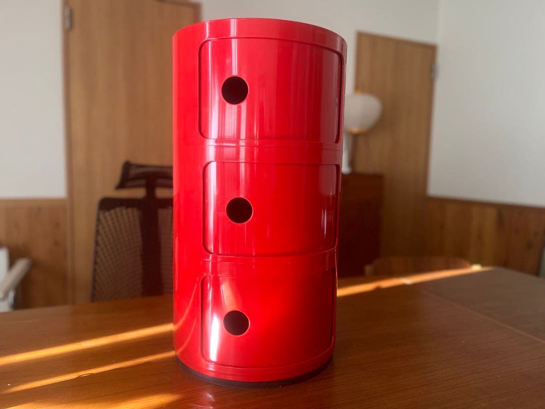 Kartell / カルテル】コンポニビリ 3段 レッド 正規品 イタリア製