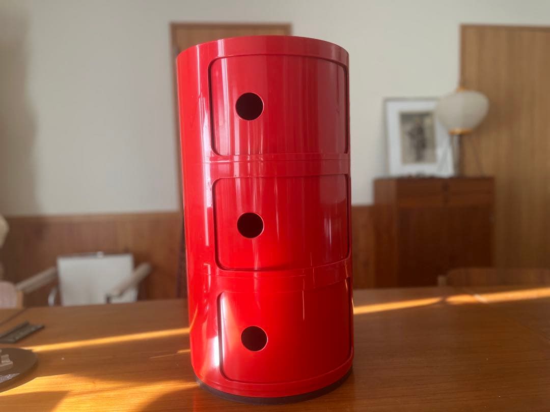 Kartell / カルテル】コンポニビリ 3段 レッド 正規品 イタリア製