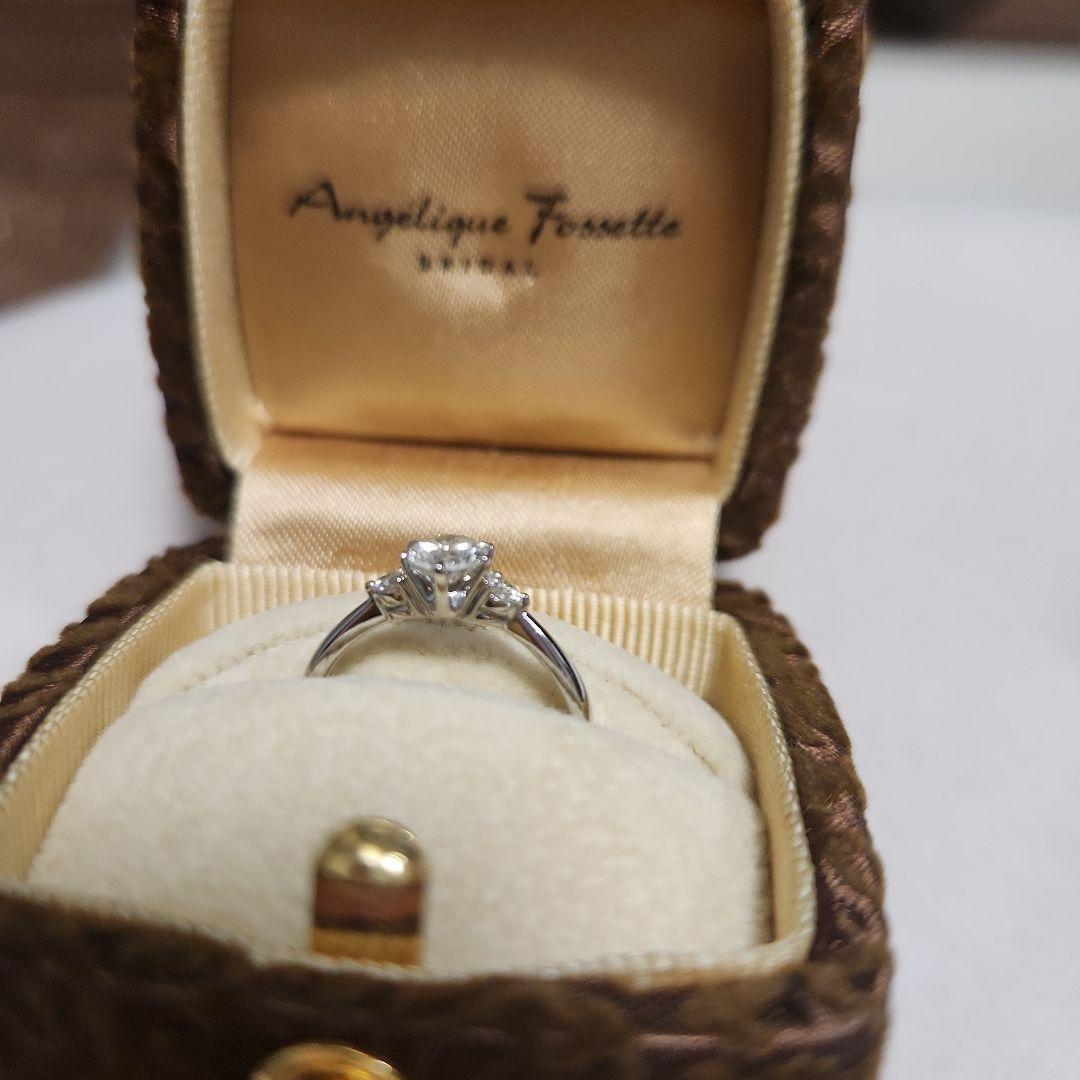 ダイヤモンドリング0.388カラット　 プラチナ950　私的刻印無し　鑑定書つき