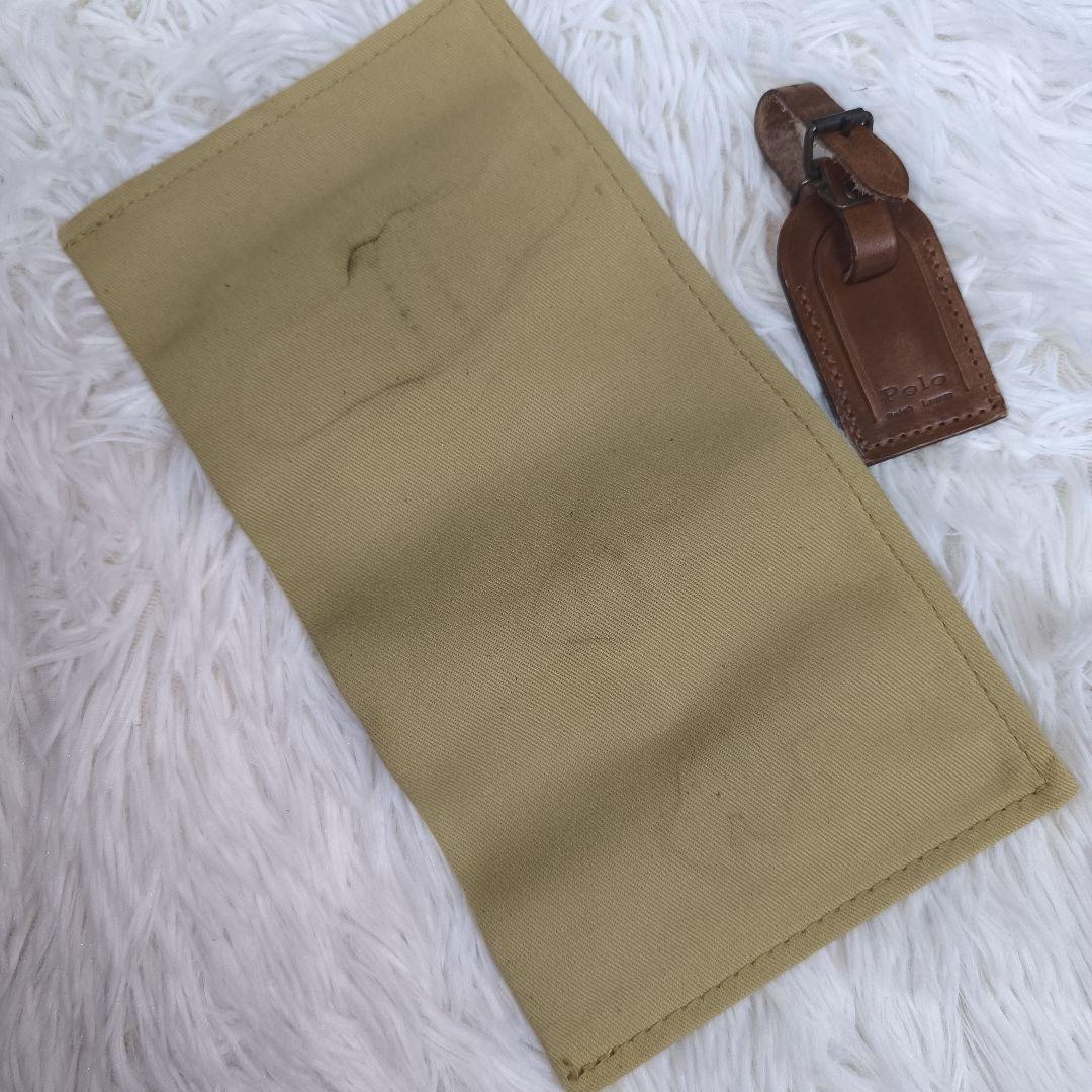 ✨美品✨ ポロラルフローレン ミニボストンバッグ レザー PVC チェック 緑