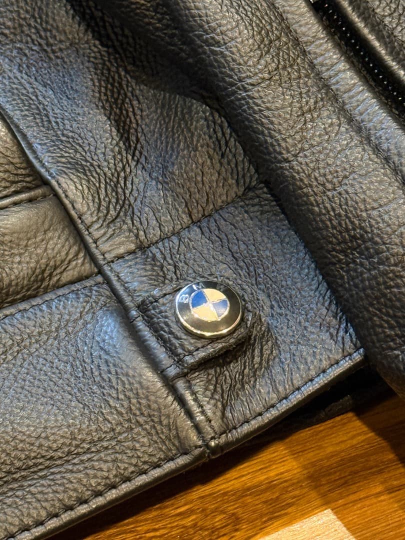  Motorrad 本革 ブラックレザー シングルライダースジャケット