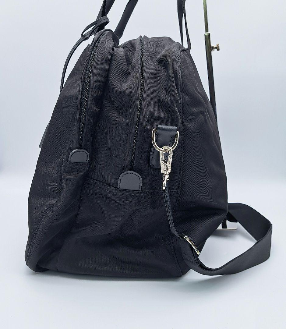 極美品★ agnes b. アニエスベー ボストンバッグ 旅行 大容量 ブラック