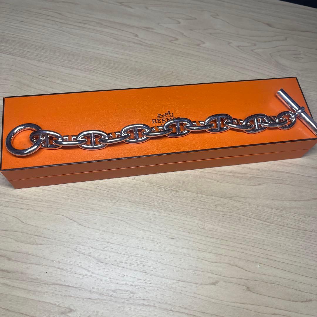 【新品未使用】HERMES TGM 12コマ シェーヌダンクル　シルバー925
