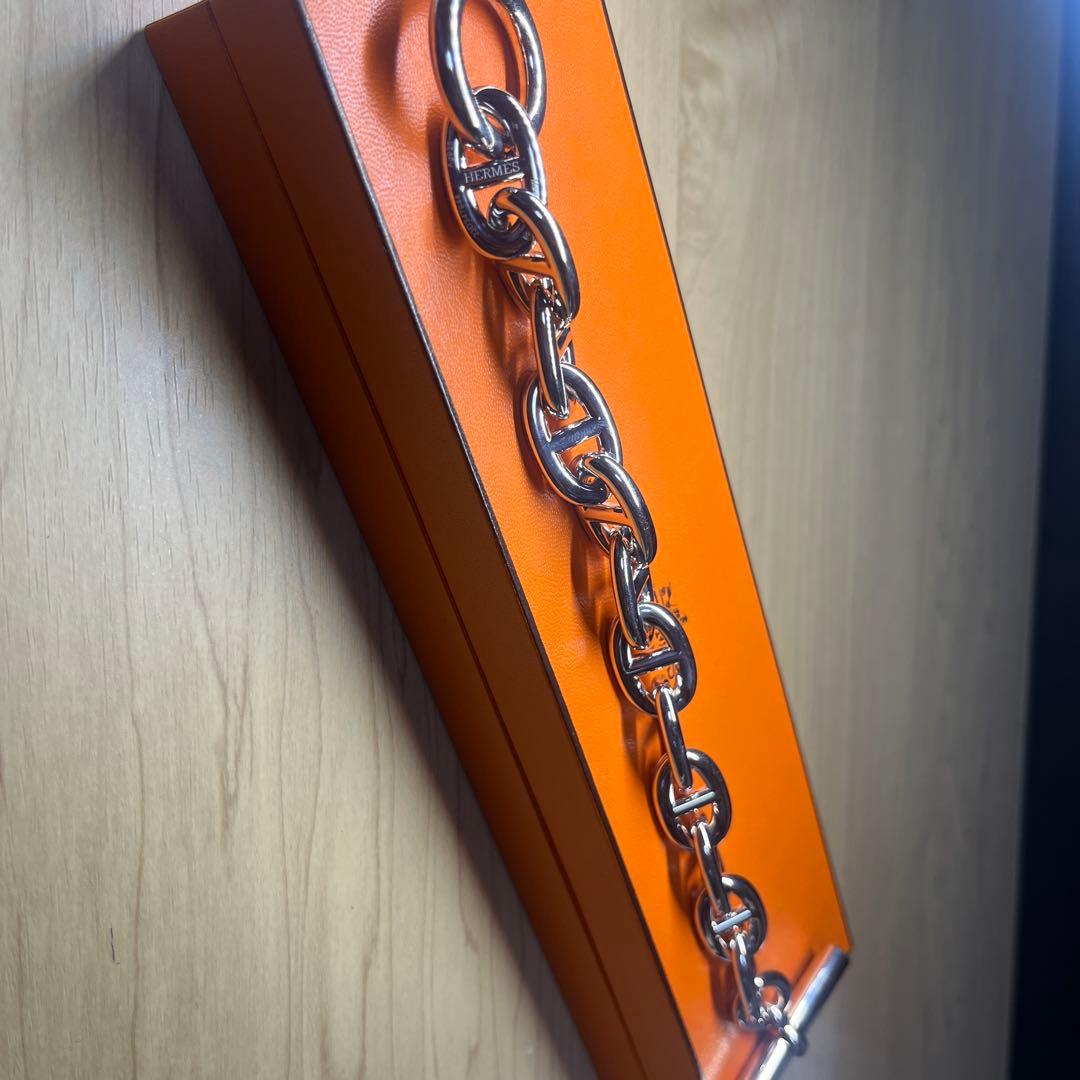 【新品未使用】HERMES TGM 12コマ シェーヌダンクル　シルバー925