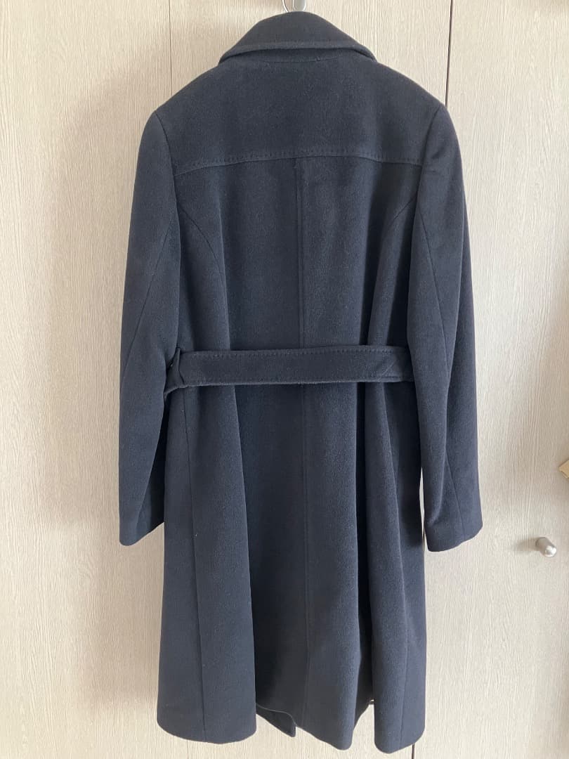 SCAPA スキャパ アンゴラ ロングコート 黒