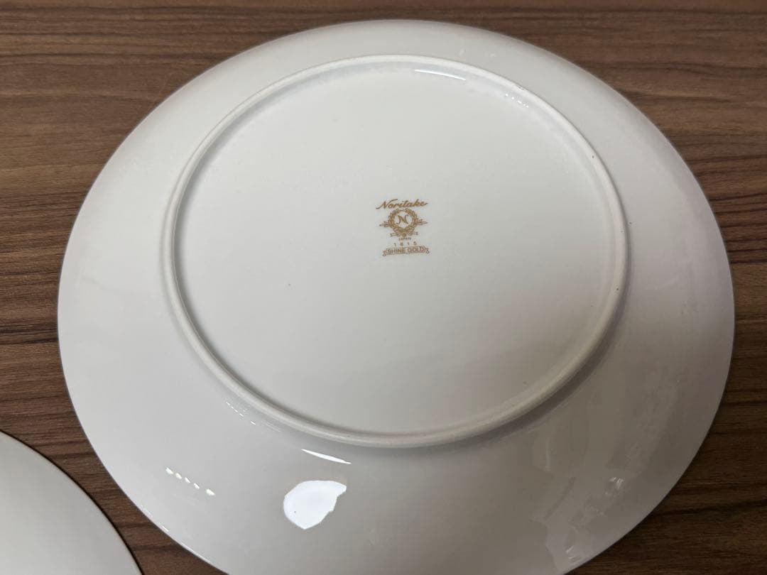 ノリタケ 金彩 ホワイト カップ&ソーサー プレート　ダイヤモンドコレクション