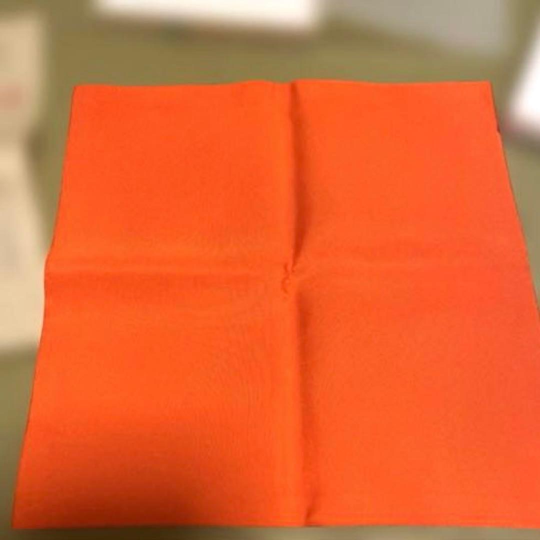 徳斎　ふくさ　帛紗　塩瀬地　極上　朱　表千家　シルク