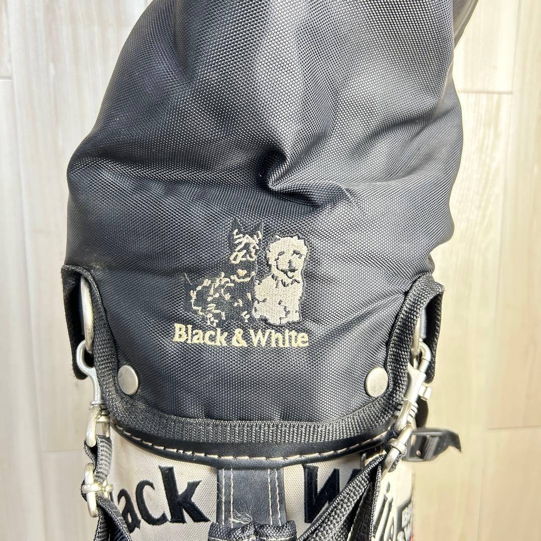 【希少！】ブラックアンドホワイト キャディバッグ　レア物　Black&White