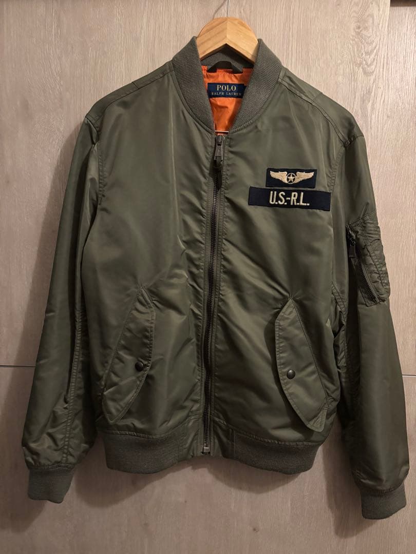 ポロラルフローレン　MA-1 フライトジャケット