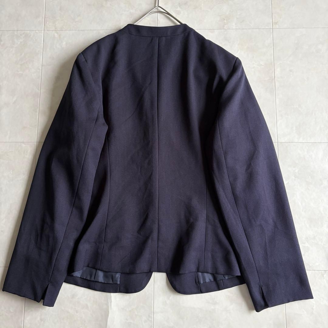 theory luxe ノーカラー ジャケット パンツスーツ セットアップ XL