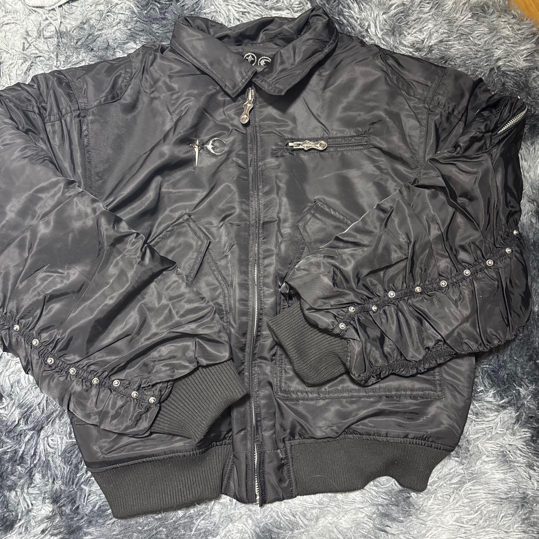 Thug Club サグクラブ似　MA-1 フライトジャケット　短丈