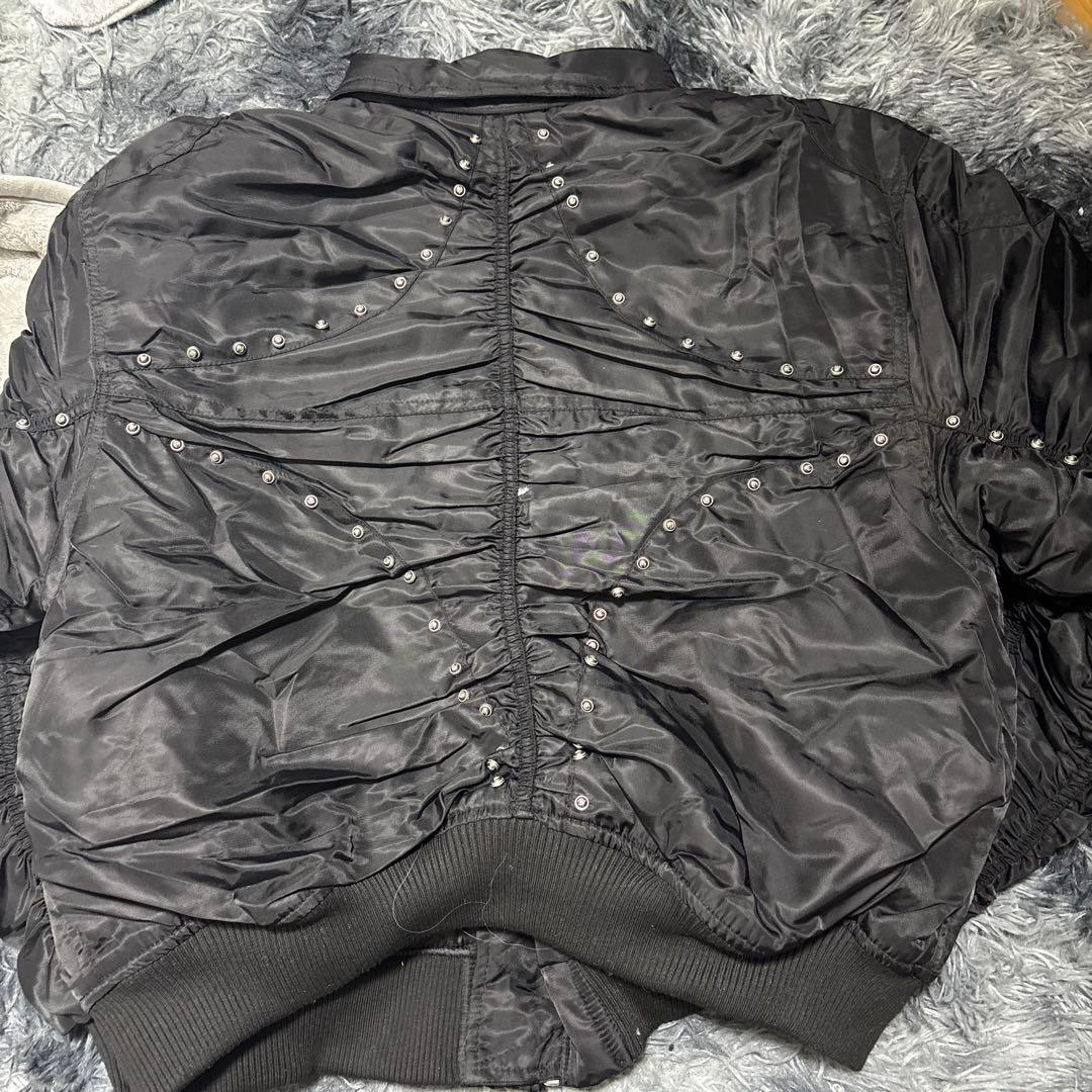 Thug Club サグクラブ似　MA-1 フライトジャケット　短丈