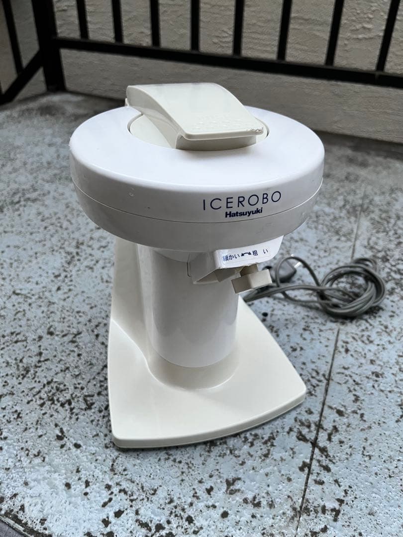 ICEROBO Hatsuyuki かき氷機 ホワイト