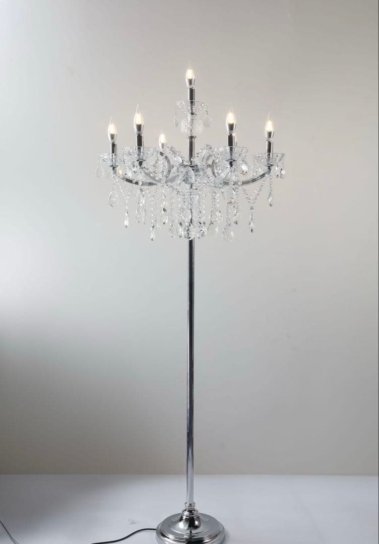 クリスタル フロアスタンド シャンデリアスタイル 7灯