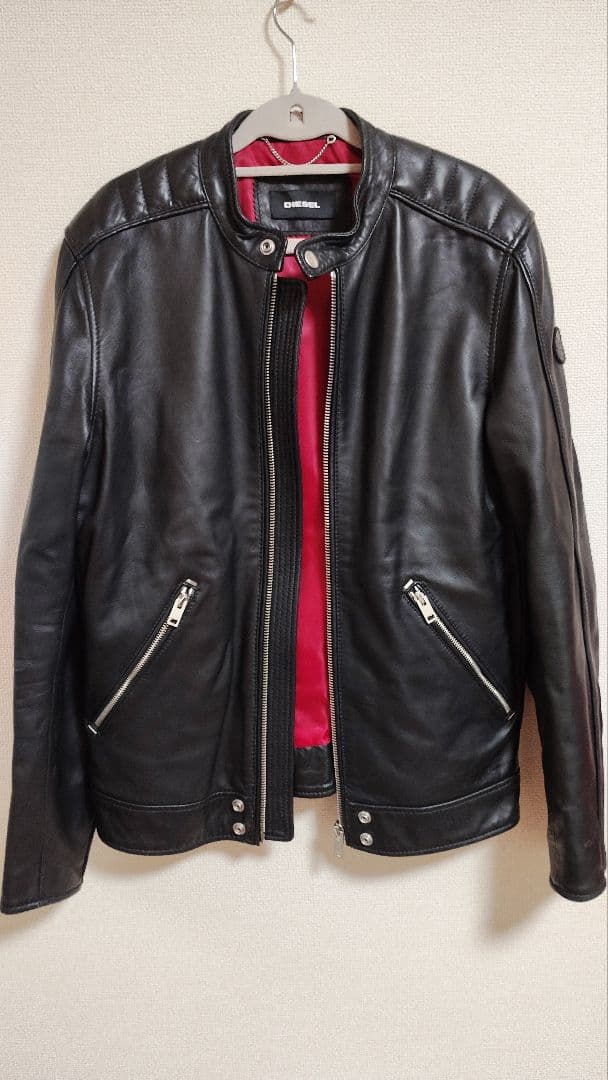 【DIESEL】シングルライダースジャケット