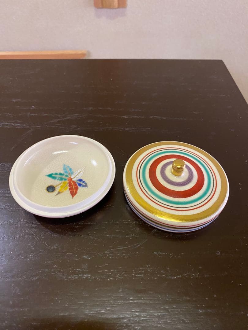 茶道具/独楽香合 『コマ 』 宮川(真葛)香斉 茶会 茶の湯