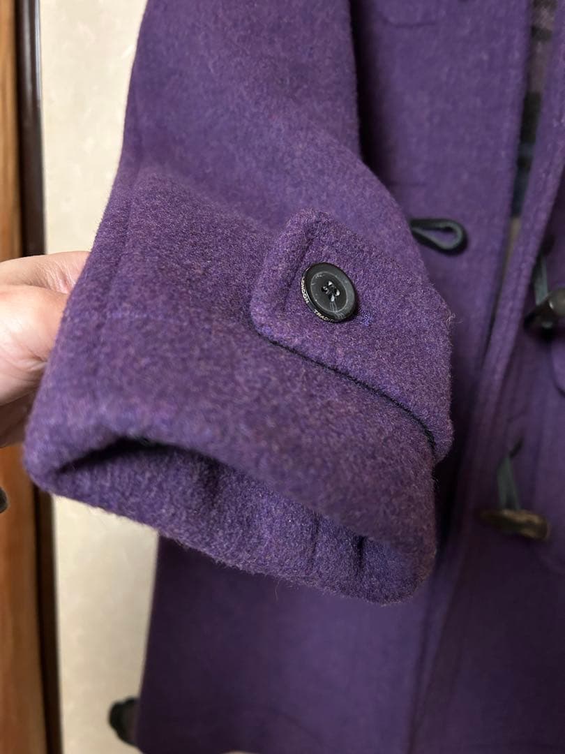 ダッフルコートLONDON TRADITION 34 パープル　S