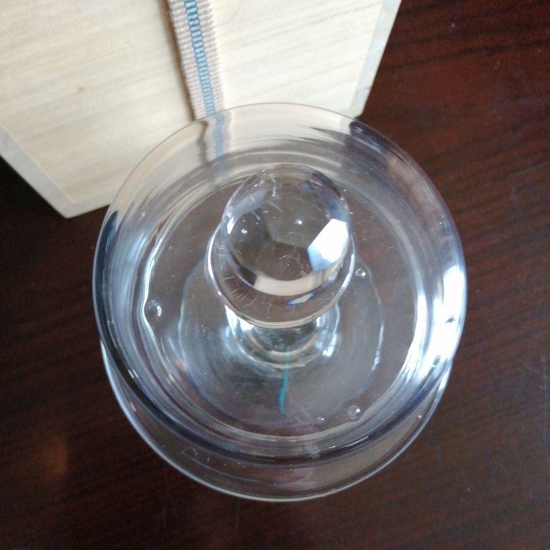 大正ガラス　ケーキスタンド　11.5cm　大正期