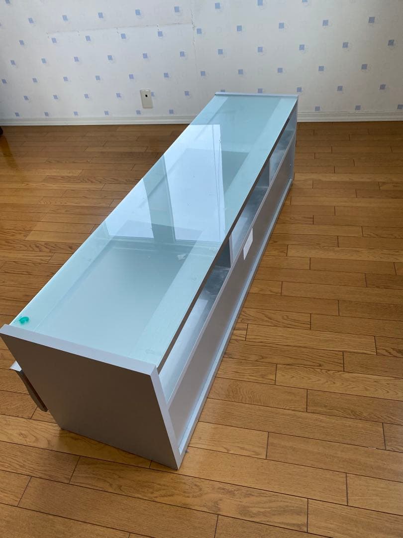 モダンテレビ台 天板強化ガラス