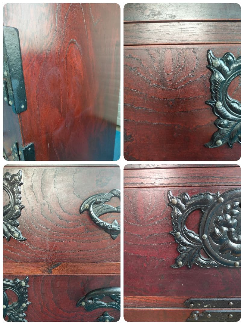 岩谷堂箪笥 桜木作 4段 チェスト 和箪笥