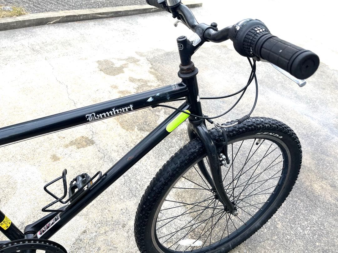 マウンテンバイク クロスバイク 26インチ ブラック 引取り限定