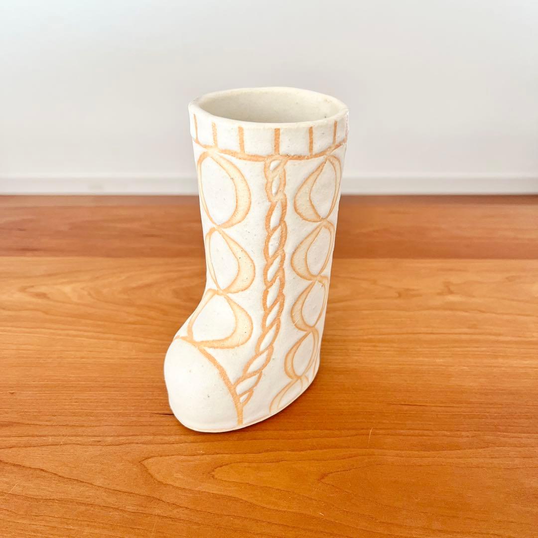 木村涼子　ブーツ　花器