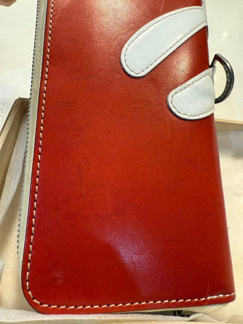 CUNE 長財布 牛革　木箱付き　ロングウォレット　財布　キューン