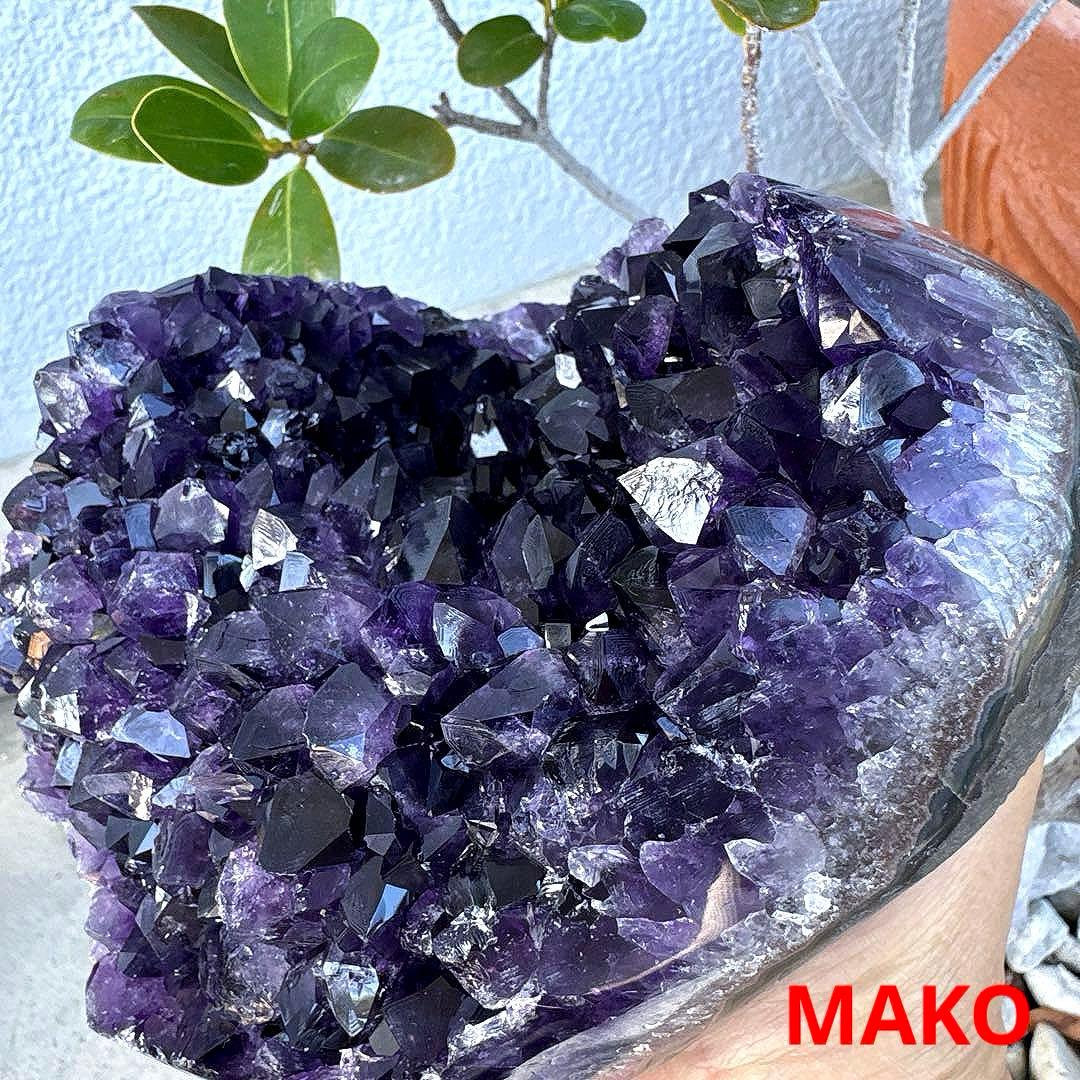M1654☆アメジストクラスター2.0Kg☆天然石　原石☆N50406