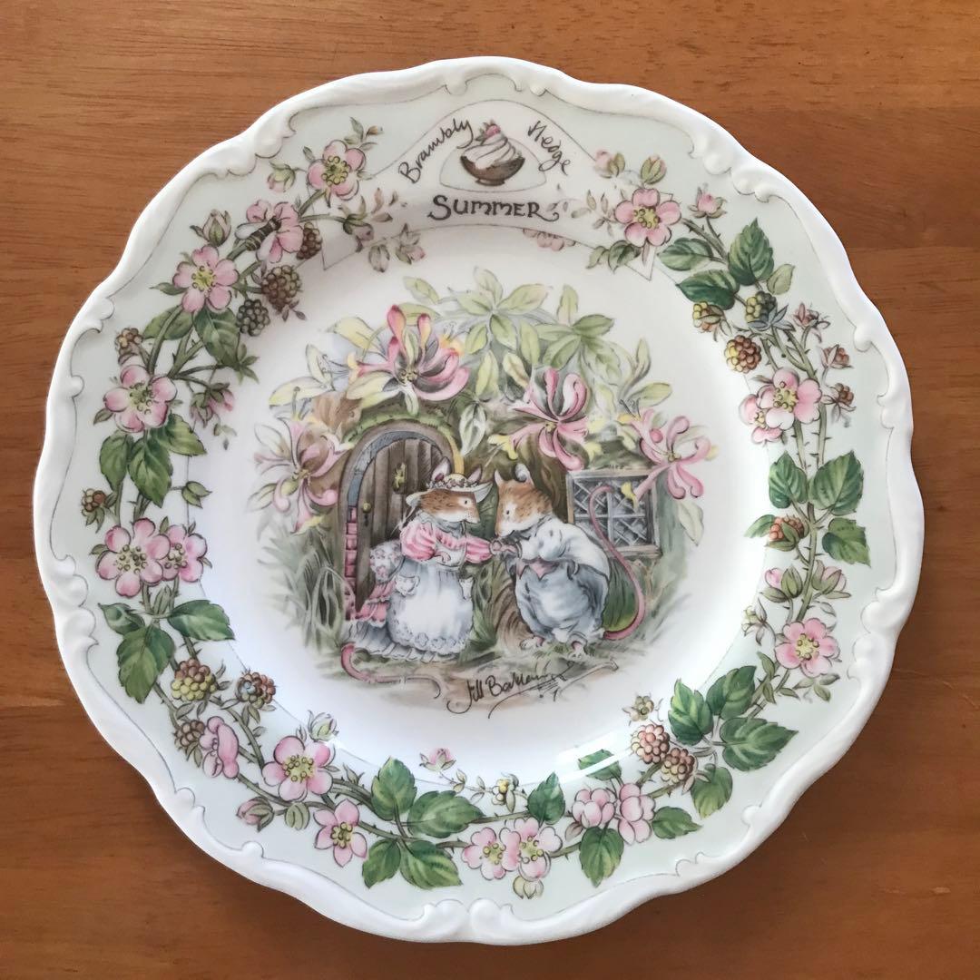 ロイヤルドルトン ブランブリーヘッジ フォーシーズン プレート 4枚セット