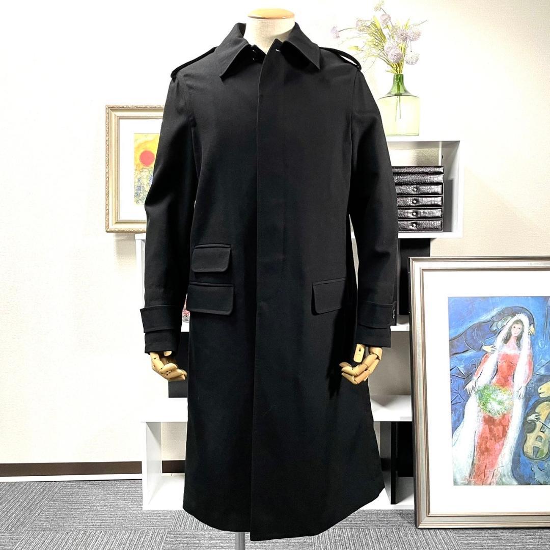 新品 Stella McCartney 46 比翼 トレンチコート ロング