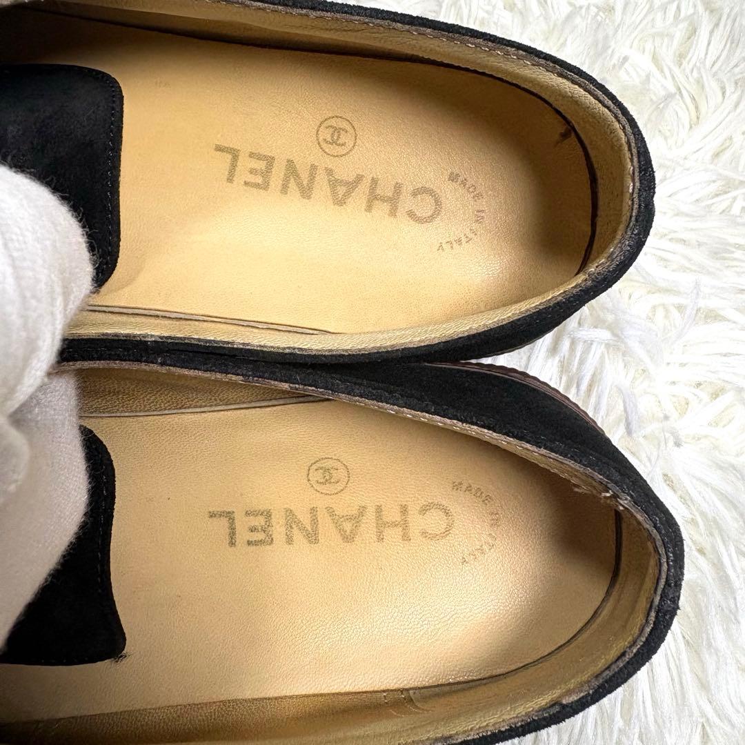 【美品】CHANEL シャネル　ココマーク スエード スニーカー