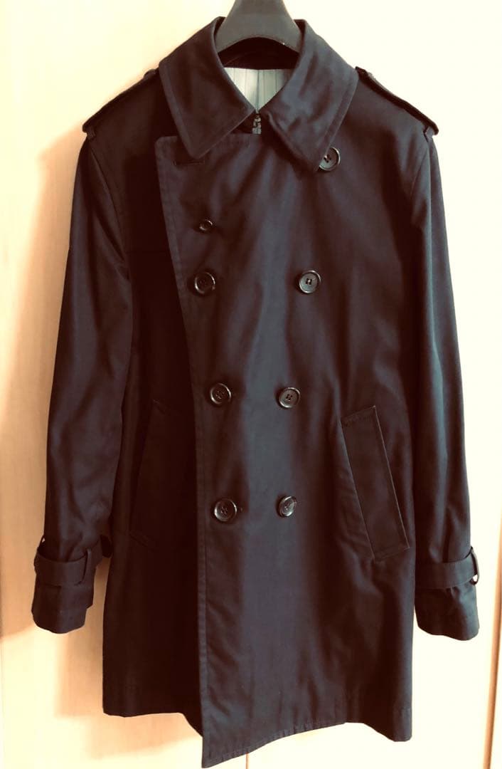 【コムデギャルソンオム】ブラック・秋春コート　サイズSS