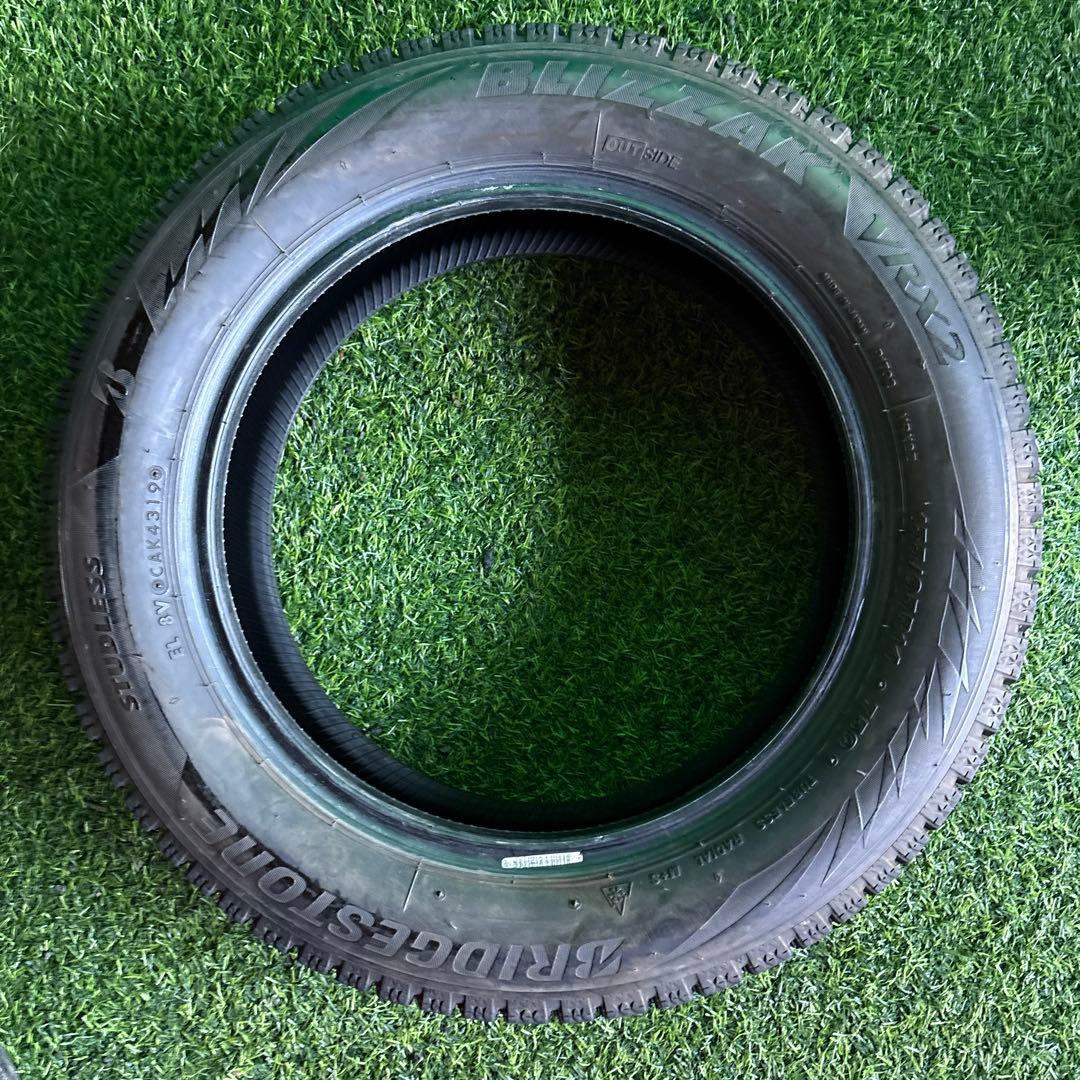 小*也様 155/65R14 BS VRX2 送料無料　4本 残溝有り！