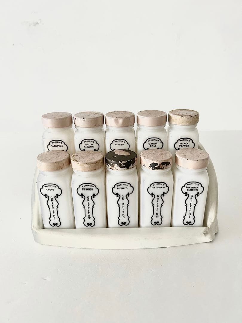 【アメリカヴィンテージ】GRIFFITH'S スパイスボトル　セット　ピンク