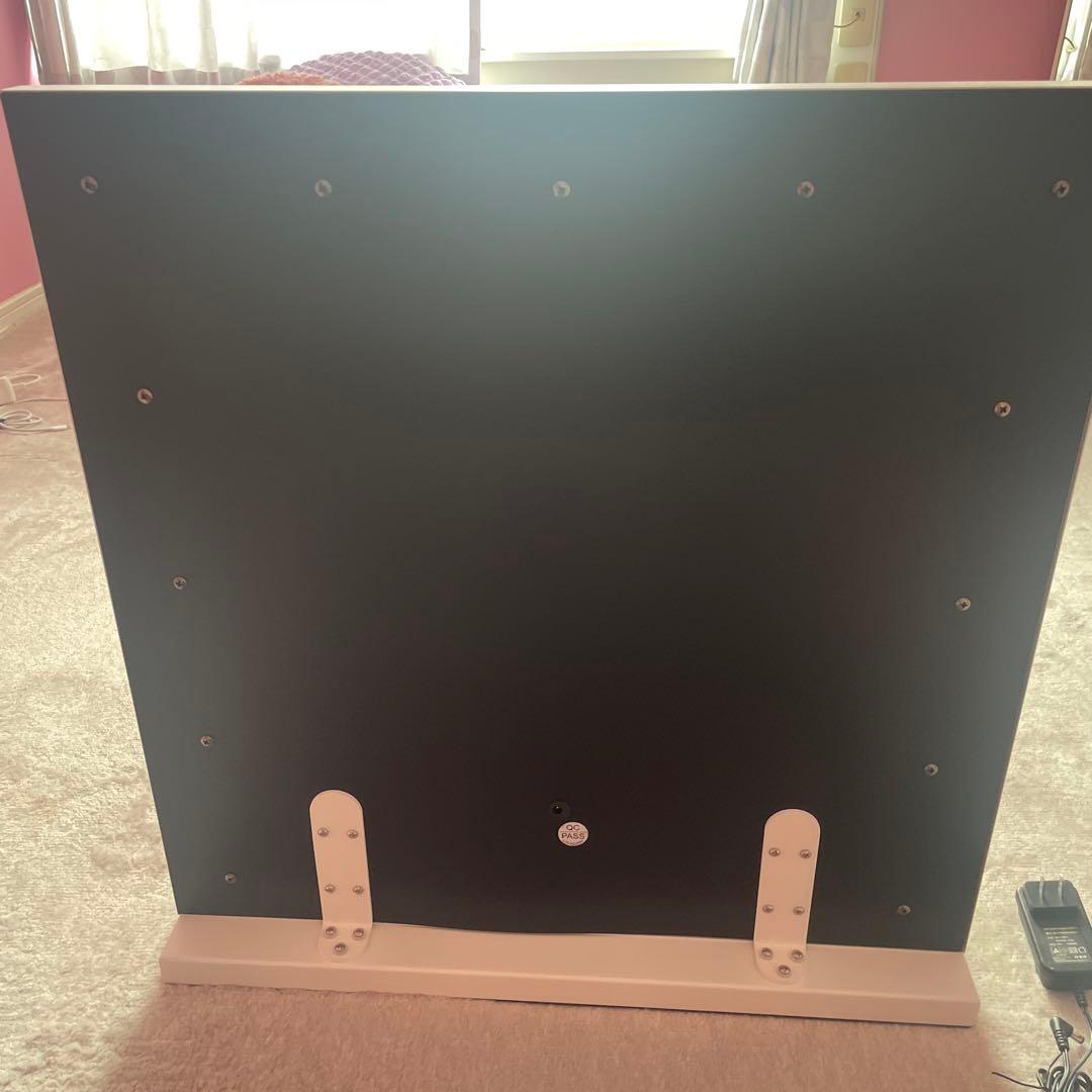 フランフラン　エルドラド ハリウッドミラー 女優ミラー　ホワイト 卓上